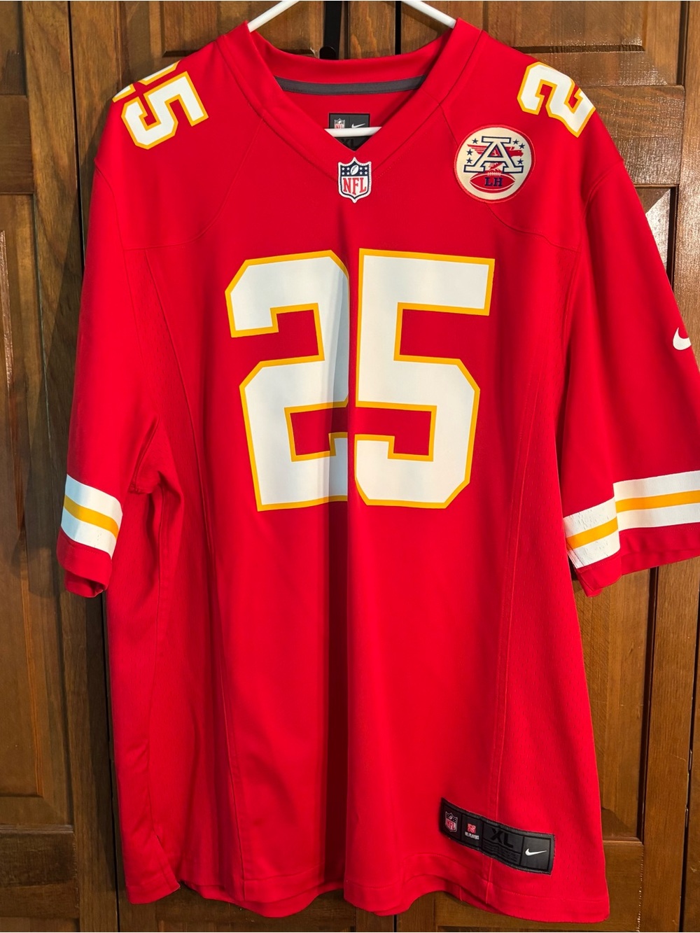 Nike Kansas City Chiefs Jamaal Charles #25 Red Football Jersey